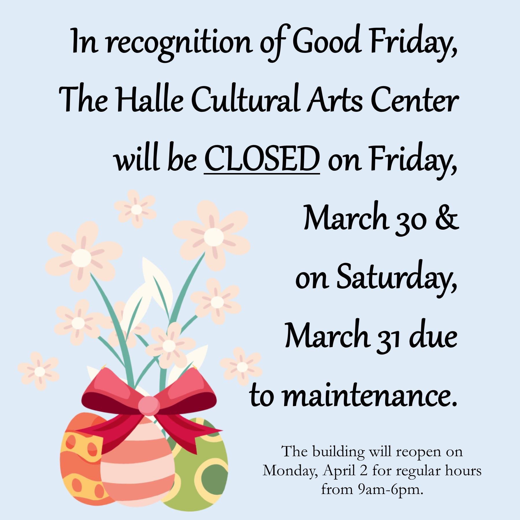 Closed for maintenance